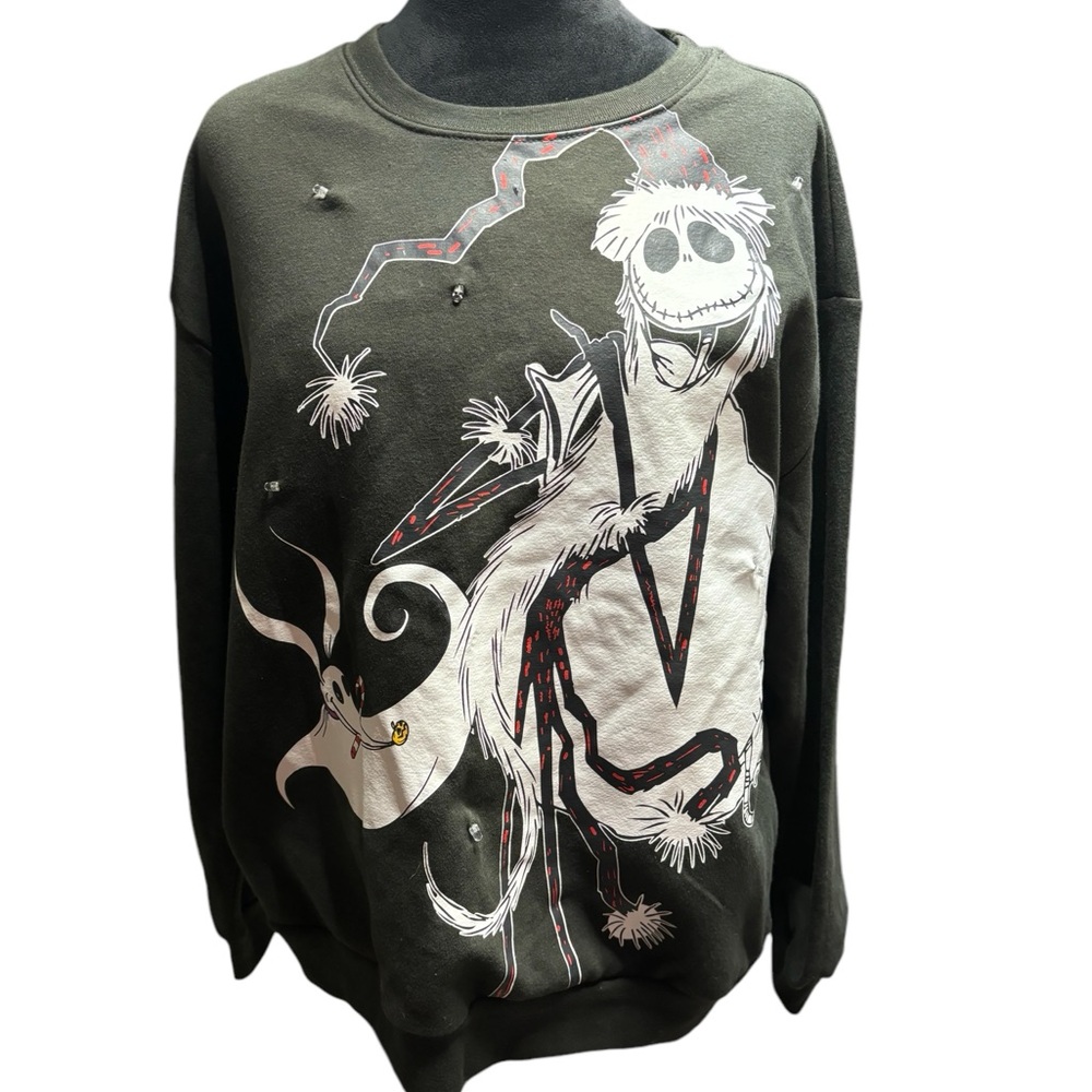 Large Nightmare before Christmas light up sweatshirt
